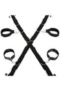 Electric Eel - Lux Fetish - Over The Door Cross Cuff Set - Stag Shop