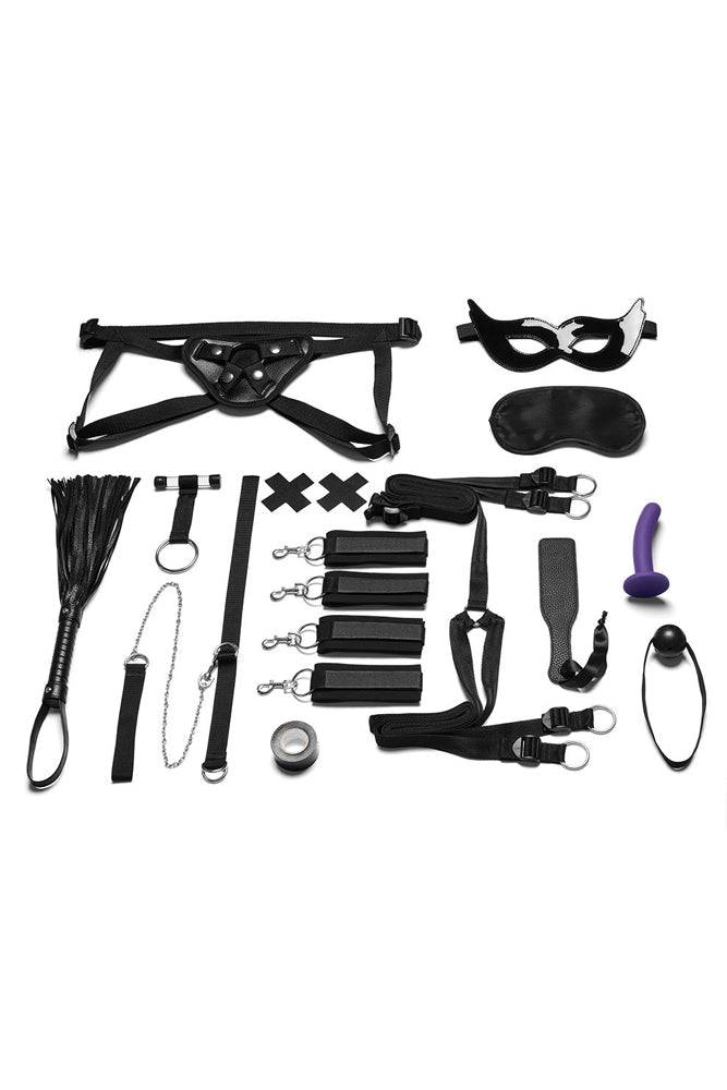 Electric Eel - Lux Fetish - Everything You Need BDSM In-A-Box 12PC Bedspreaders Set - Stag Shop