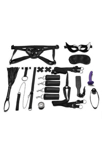 Thumbnail for Electric Eel - Lux Fetish - Everything You Need BDSM In-A-Box 12PC Bedspreaders Set - Stag Shop