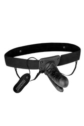 Electric Eel - Lux Fetish - Unisex Vibrating Hollow Double Penetration Strap-On Dildo - Stag Shop