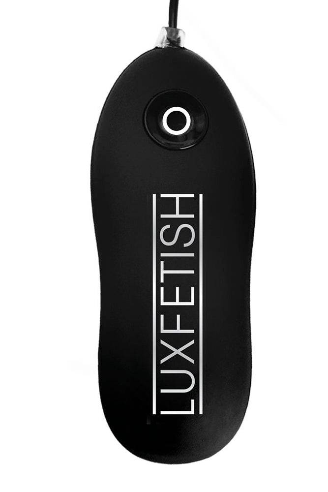 Electric Eel - Lux Fetish - Inflatable Vibrating Plug - Black - 4.5 Inch - Stag Shop