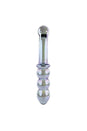 Evolved - Gender X - Lustrous Galaxy Dual Ended Glass Wand - Blue - Stag Shop