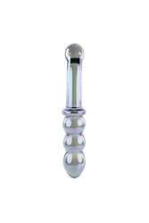 Evolved - Gender X - Lustrous Galaxy Dual Ended Glass Wand - Blue - Stag Shop