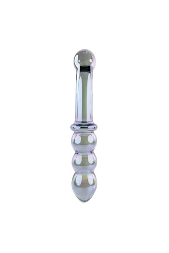 Evolved - Gender X - Lustrous Galaxy Dual Ended Glass Wand - Blue - Stag Shop