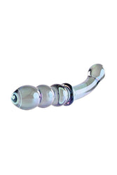 Evolved - Gender X - Lustrous Galaxy Dual Ended Glass Wand - Blue - Stag Shop