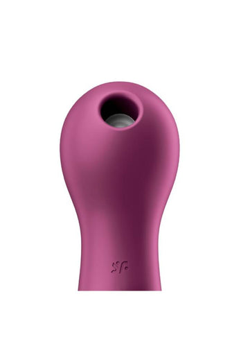 Satisfyer - Lucky Libra Air Pulse Stimulator with Vibration - Purple - Stag Shop
