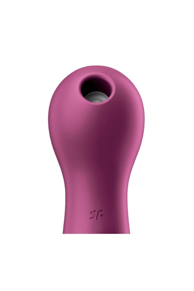Satisfyer - Lucky Libra Air Pulse Stimulator with Vibration - Purple - Stag Shop
