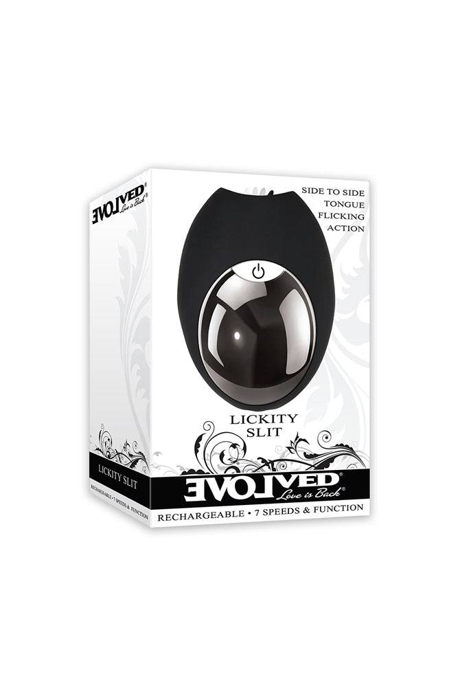 Evolved - Lickity Slit Clitoral Stimulator - Black - Stag Shop