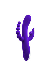 Thumbnail for Evolved - Lick Me Triple Stim Vibrator - Purple - Stag Shop