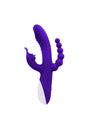 Evolved - Lick Me Triple Stim Vibrator - Purple - Stag Shop