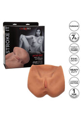 Cal Exotics - Stroke It - Life-Size Pussy Stroker - Brown - Stag Shop