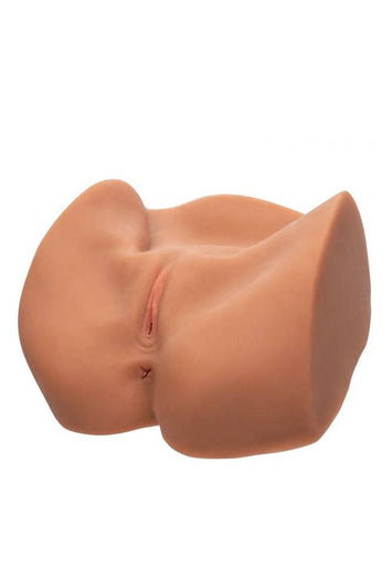 Cal Exotics - Stroke It - Life-Size Pussy Stroker - Brown - Stag Shop