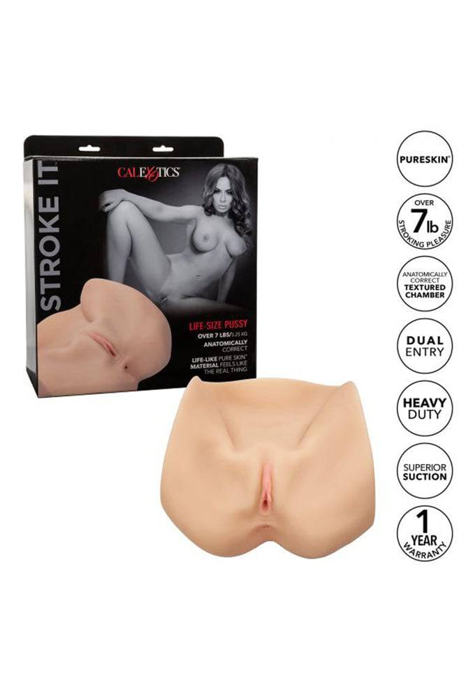 Cal Exotics - Stroke It - Life-Size Pussy Stroker - Ivory - Stag Shop