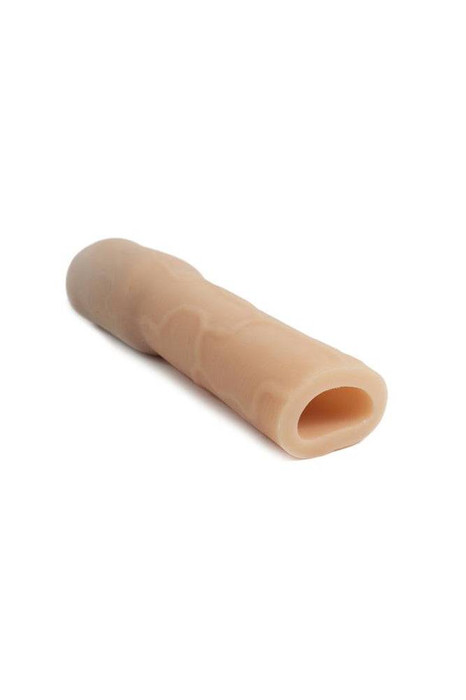 Topco - Cyberskin - 4 Inch Xtra Thick Vibrating Penis Extension - Light - Stag Shop