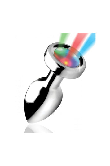 XR Brands - Booty Sparks - Light Up Anal Plug - Small - Stag Shop