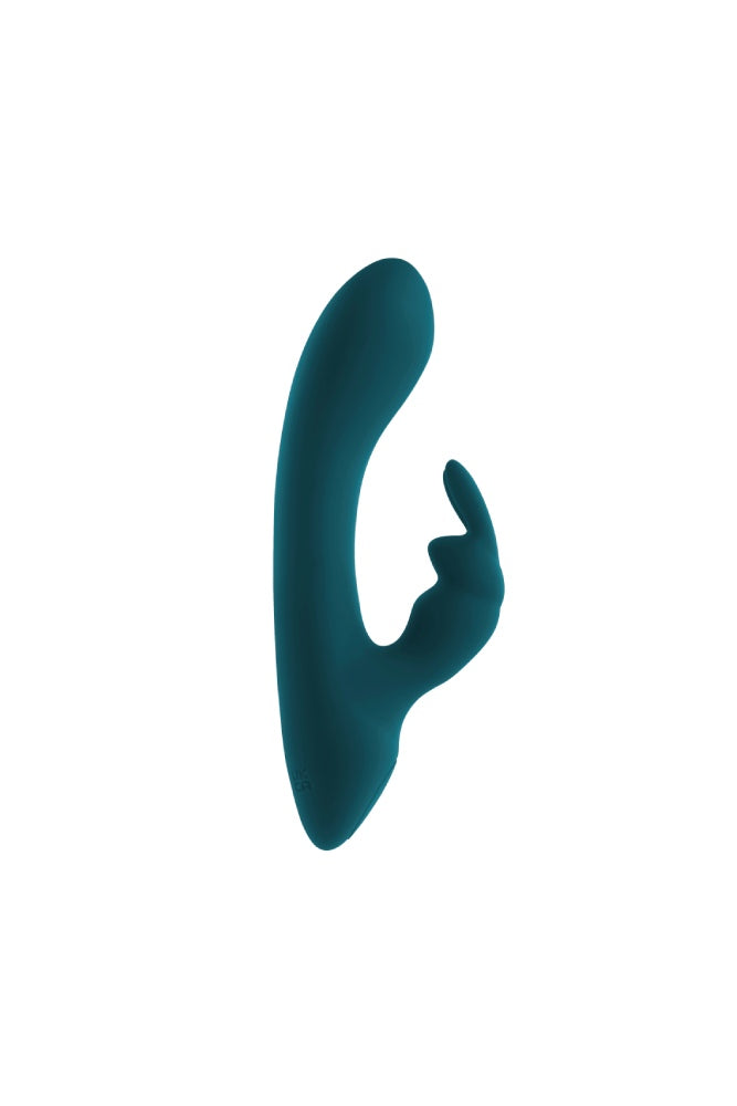 Playboy - Lil Rabbit Mini Vibrator - Teal - Stag Shop