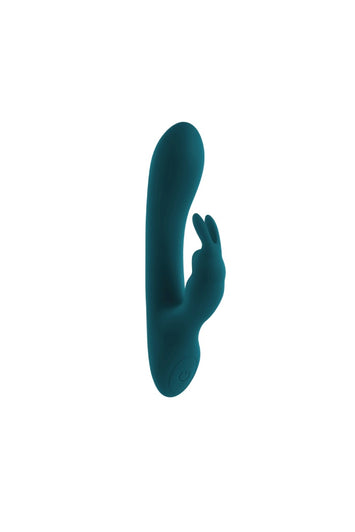 Playboy - Lil Rabbit Mini Vibrator - Teal - Stag Shop