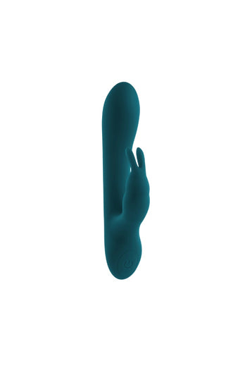 Playboy - Lil Rabbit Mini Vibrator - Teal - Stag Shop