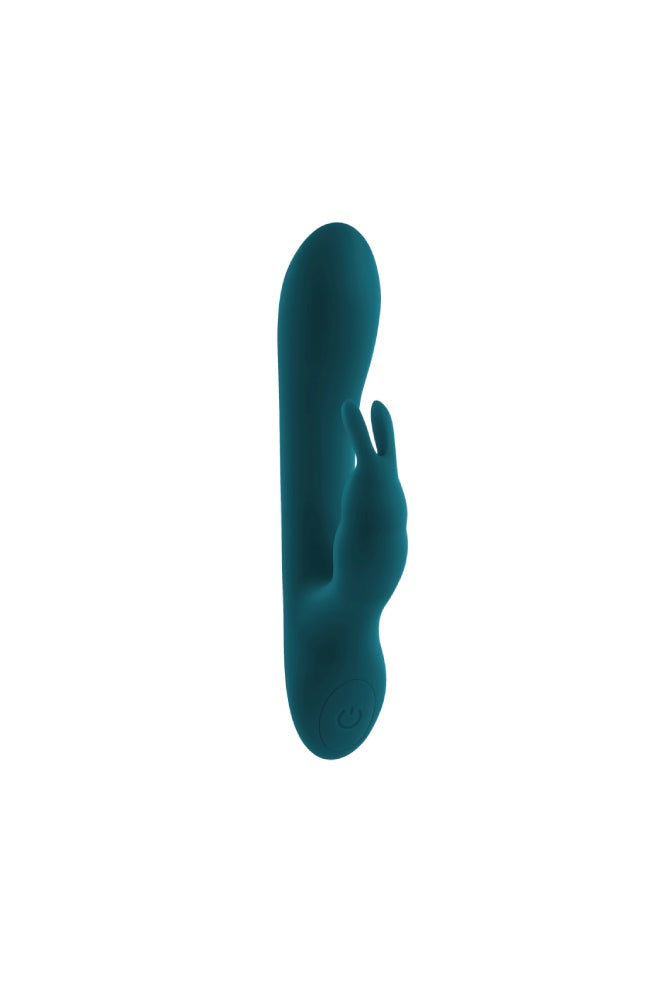 Playboy - Lil Rabbit Mini Vibrator - Teal - Stag Shop