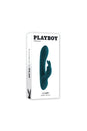 Playboy - Lil Rabbit Mini Vibrator - Teal - Stag Shop