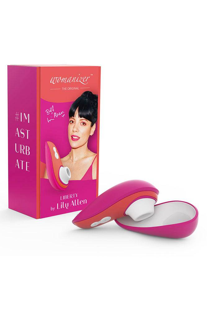 Womanizer - Lily Allen Limited Edition Liberty Clitoral Stimulator - Coral - Stag Shop
