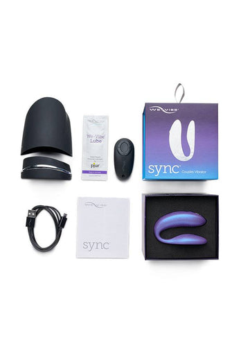 We-Vibe - LTD Sync Adjustable Couples Vibrator - Cosmic Purple - Stag Shop
