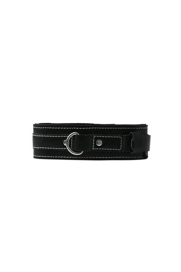 Sportsheets - Edge - Lined Leather Collar - Black - Stag Shop