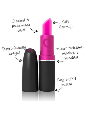 Screaming O - My Secret - Discreet Vibrating Mini Lipstick Bullet - Stag Shop
