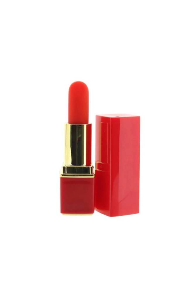 Cousins Group - Pink Pussycat Rechargeable Lipstick Vibrator - Red/Gold - Stag Shop