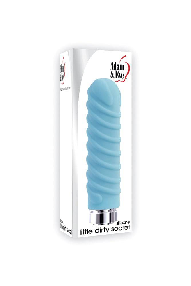 Adam & Eve - Little Dirty Secret Vibrator - Blue - Stag Shop