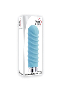Thumbnail for Adam & Eve - Little Dirty Secret Vibrator - Blue - Stag Shop