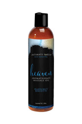 Intimate Earth - Aromatherapy Massage Oil - Heaven - Hazelnut Biscotti - 8oz - Stag Shop