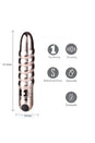 Maia Toys - Lola Rechargeable Ribbed Vibrator - Rose Gold - Stag Shop