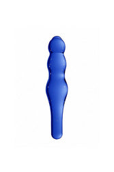 Shots Toys - Chrystalino - Lollypop Glass Wand - Blue - Stag Shop