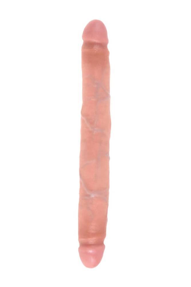 Pipedream - King Cock - Realistic Slim Double Ended Dildo - 12 inch - Beige - Stag Shop
