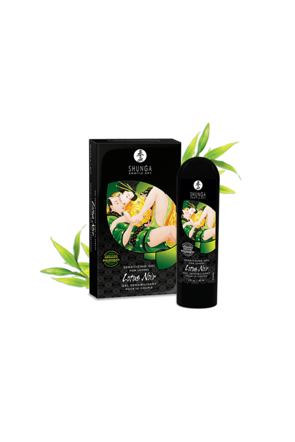 Shunga - Lotus Noir Sensitizing Gel For Lovers - 2oz - Stag Shop