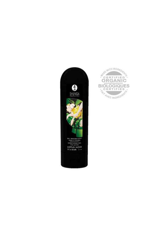 Shunga - Lotus Noir Sensitizing Gel For Lovers - 2oz - Stag Shop