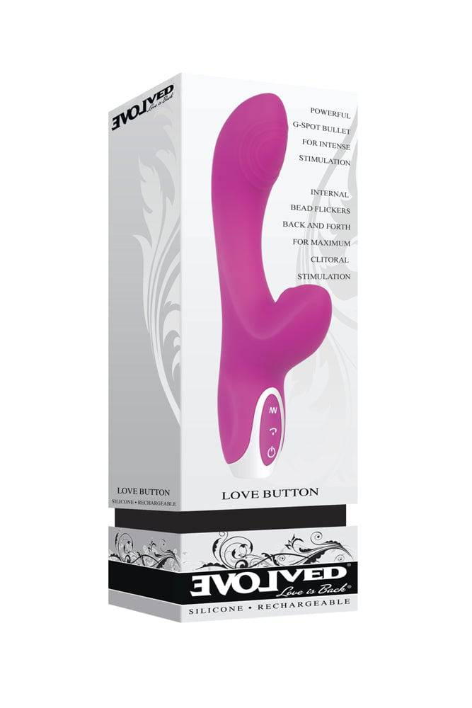 Evolved - Love Button Dual Vibrator - Pink - Stag Shop