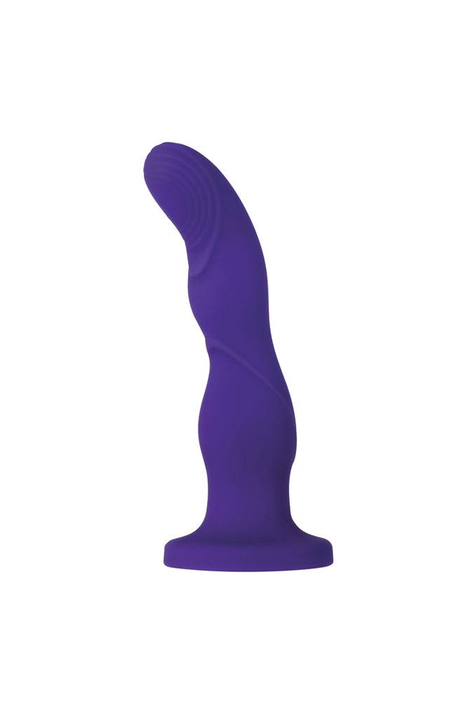 Evolved - Love Harnessed Rechargeable Strap-on Dildo - Purple - Stag Shop