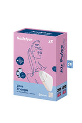 Satisfyer - Love Triangle Bluetooth Clitoral Stimulator - Assorted Colours - Stag Shop