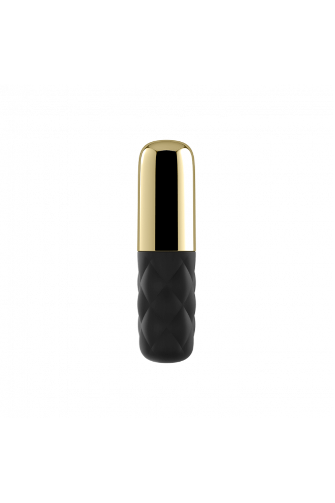 Satisfyer - Lovely Honey Mini Vibrator - Black/Gold - Stag Shop