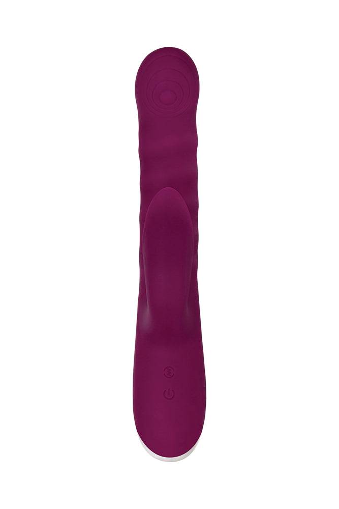 Evolved - Lovely Lucy Dual Vibrator - Burgundy - Stag Shop