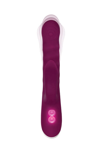 Evolved - Lovely Lucy Dual Vibrator - Burgundy - Stag Shop