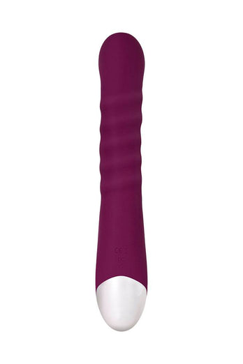 Evolved - Lovely Lucy Dual Vibrator - Burgundy - Stag Shop