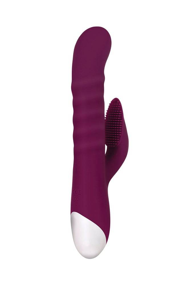 Evolved - Lovely Lucy Dual Vibrator - Burgundy - Stag Shop