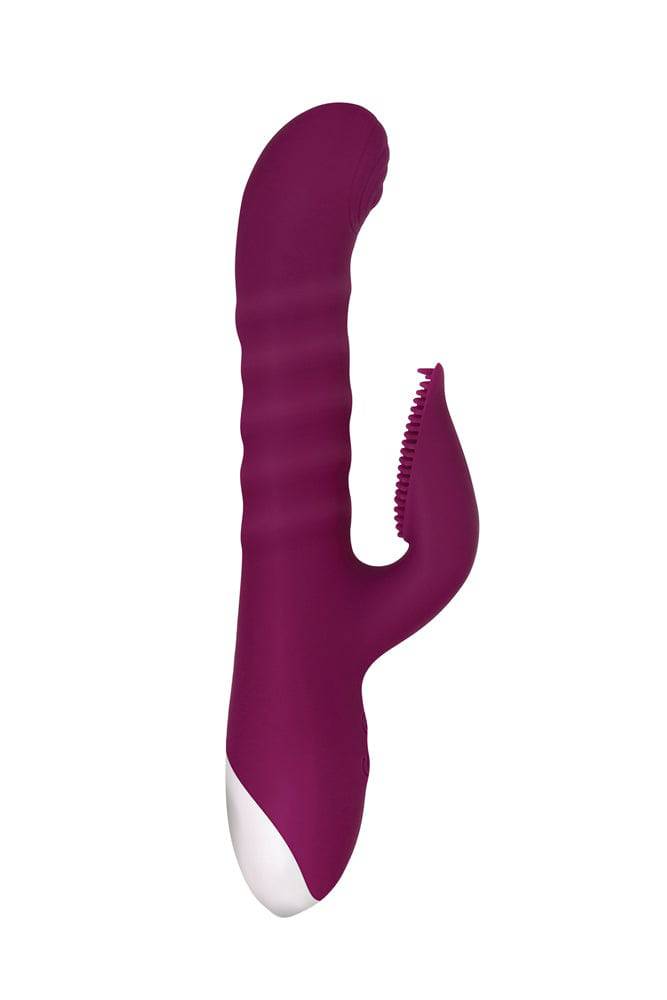 Evolved - Lovely Lucy Dual Vibrator - Burgundy - Stag Shop