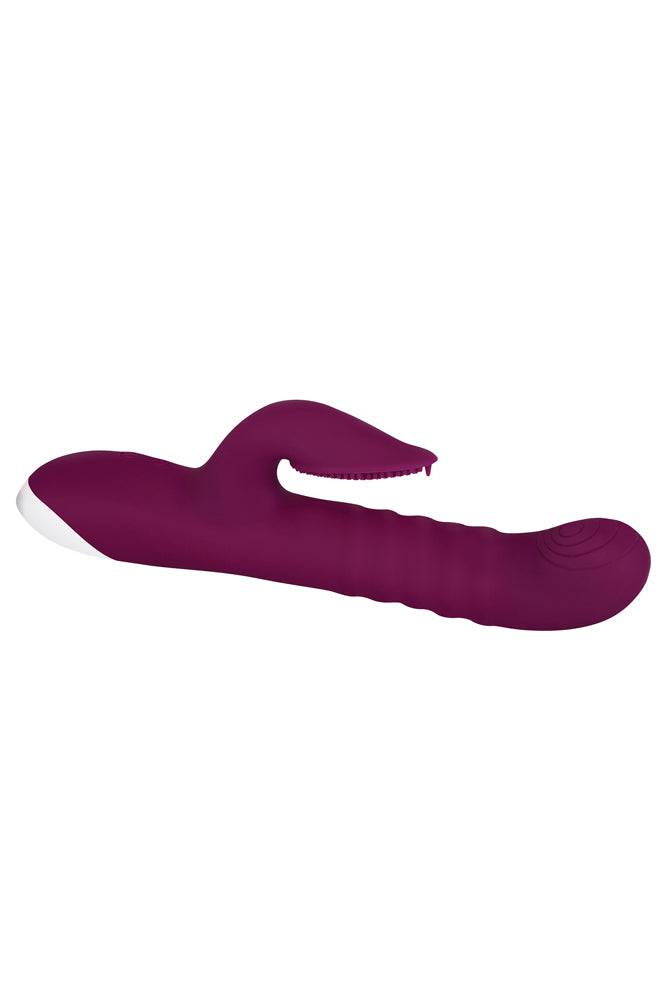 Evolved - Lovely Lucy Dual Vibrator - Burgundy - Stag Shop