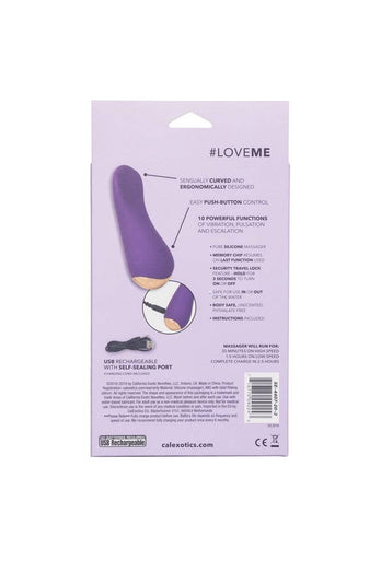 Cal Exotics - Slay - LoveMe Silcone Vibrator - Purple - Stag Shop