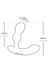 Lovense - Edge 2 Adjustable Bluetooth Prostate Massager - Black - Stag Shop