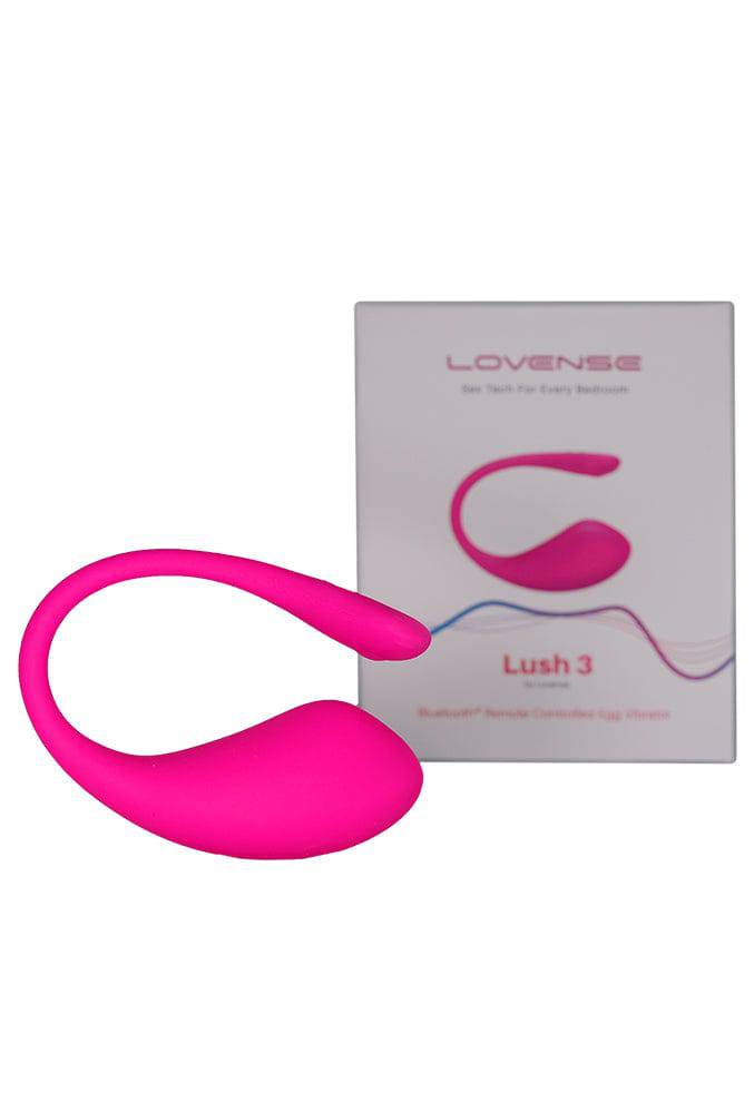 Lovense - Lush 3 Bluetooth Egg Vibrator - Pink - Stag Shop